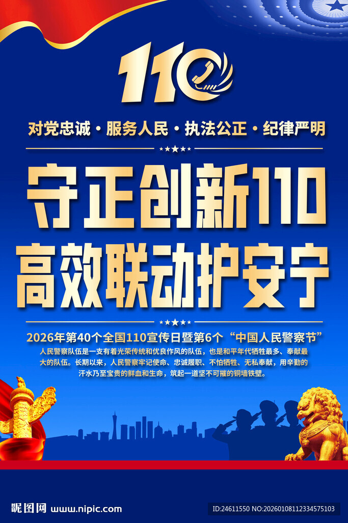 守正创新110宣传海报