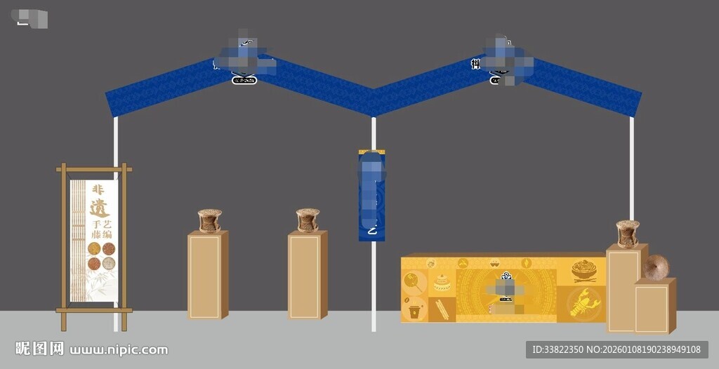 古风非遗美陈造景DP点