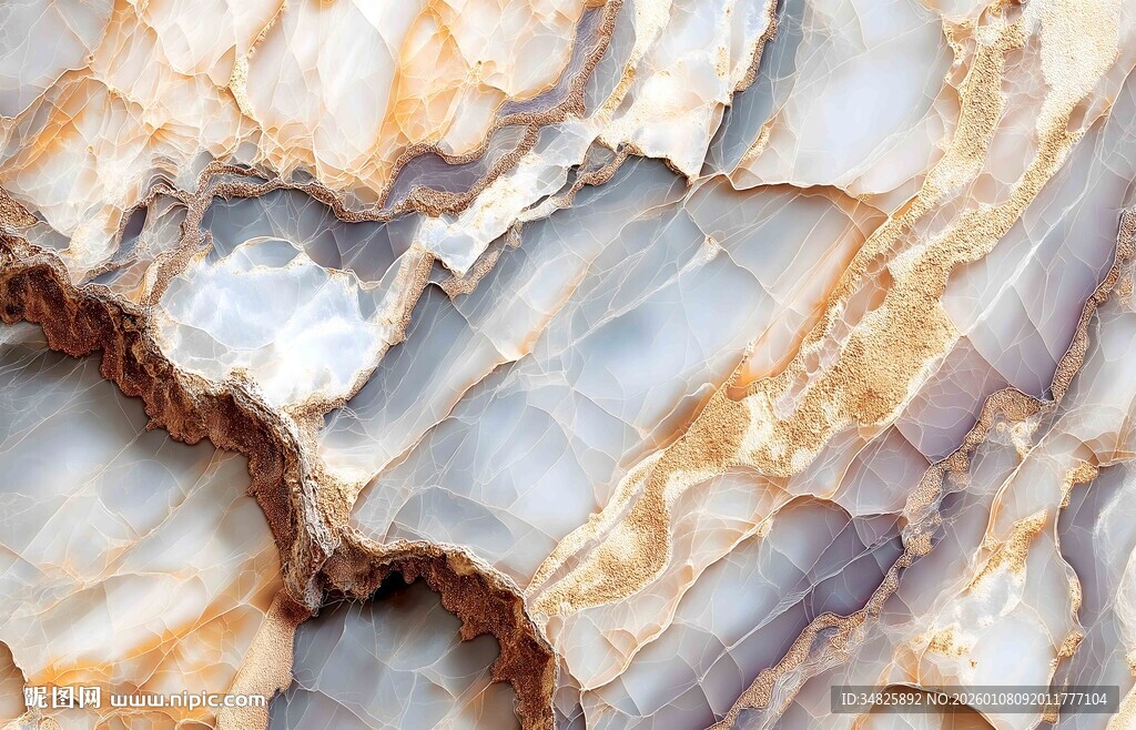 纹理独特的大理石