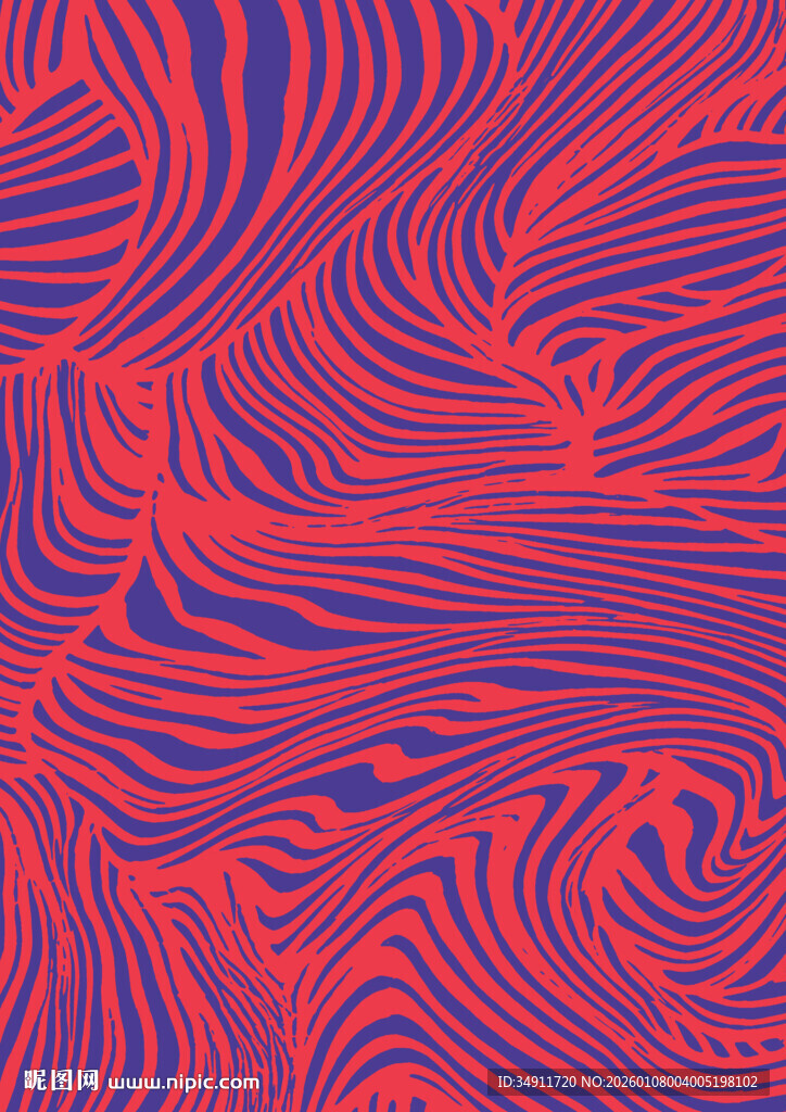 红蓝交织抽象动感纹理
