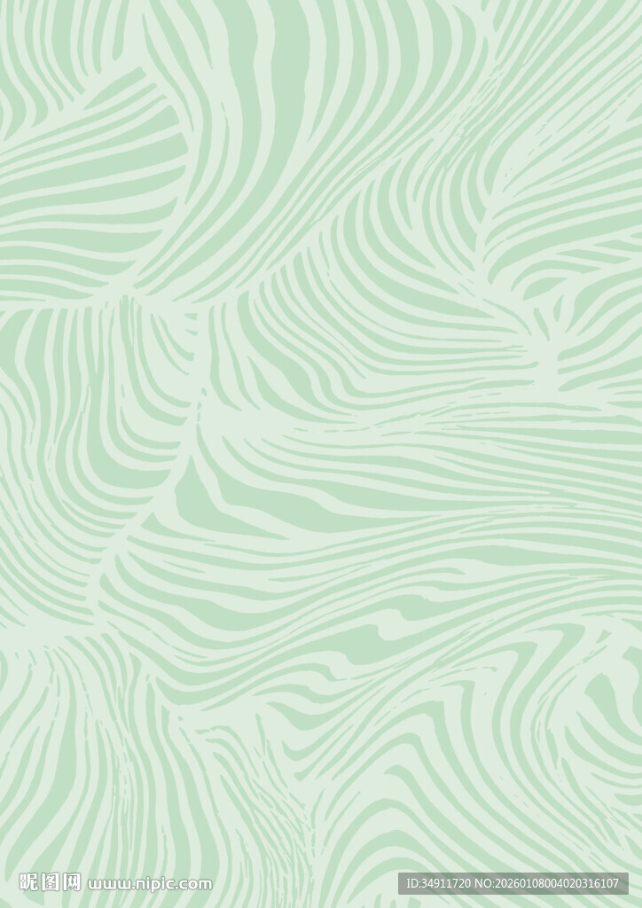 淡绿色波浪纹理背景图案