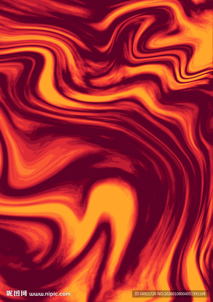 流动火焰纹理抽象背景图