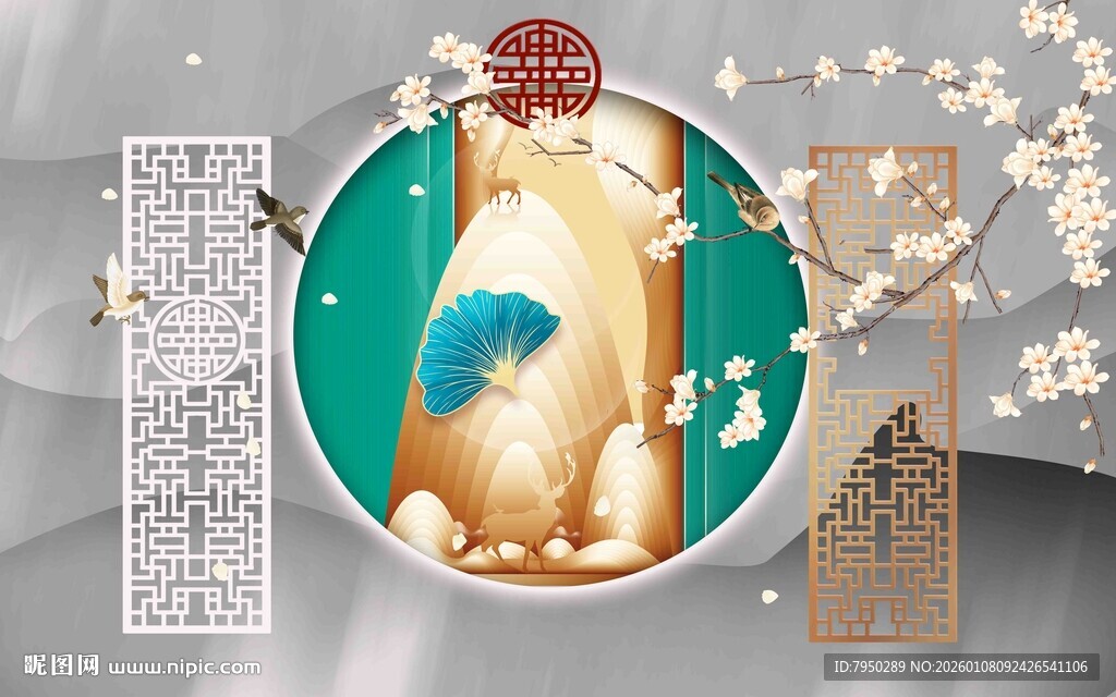 中式风装饰图案设计