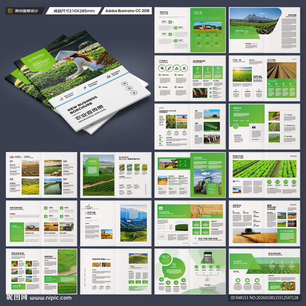 农业合作社画册