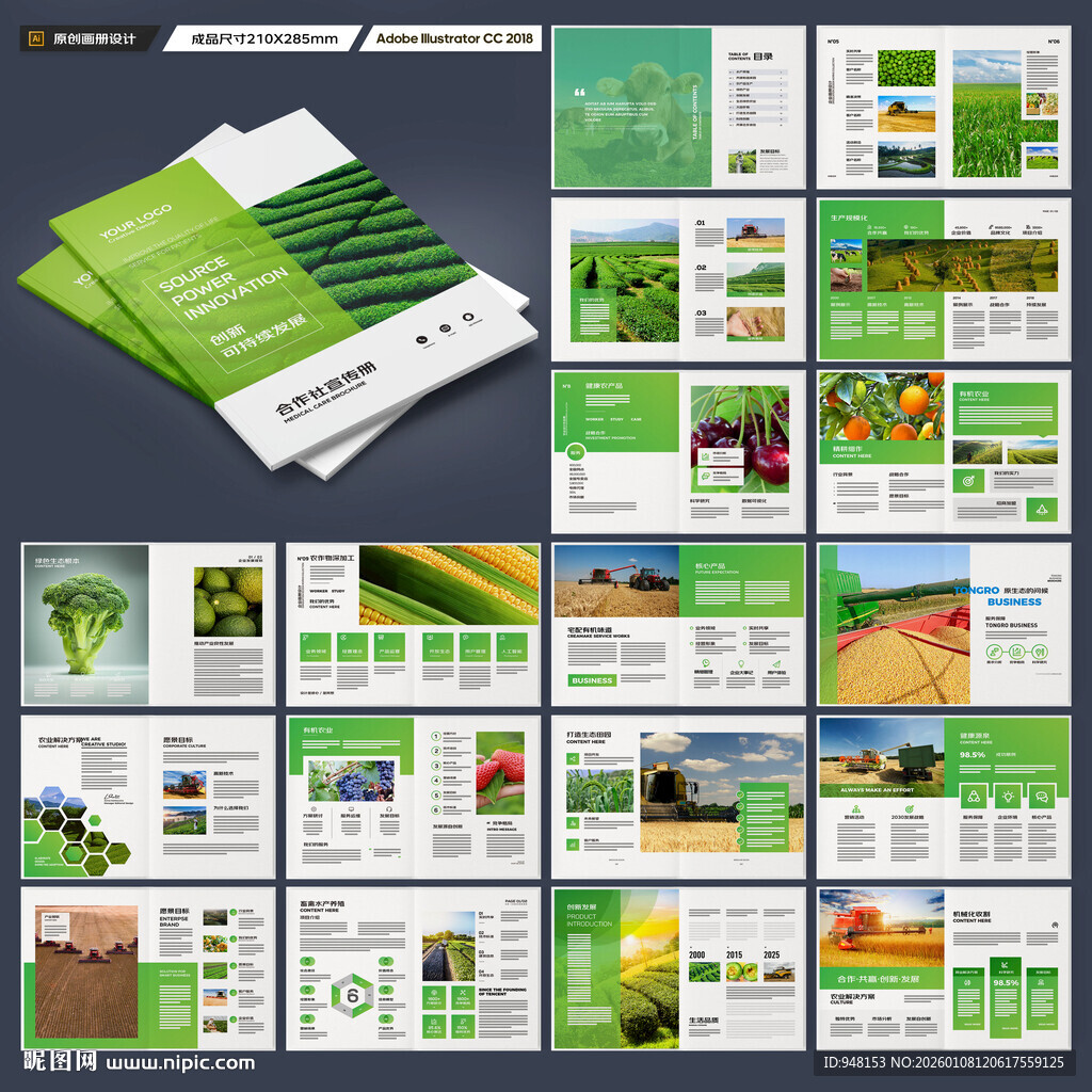 农产品宣传册