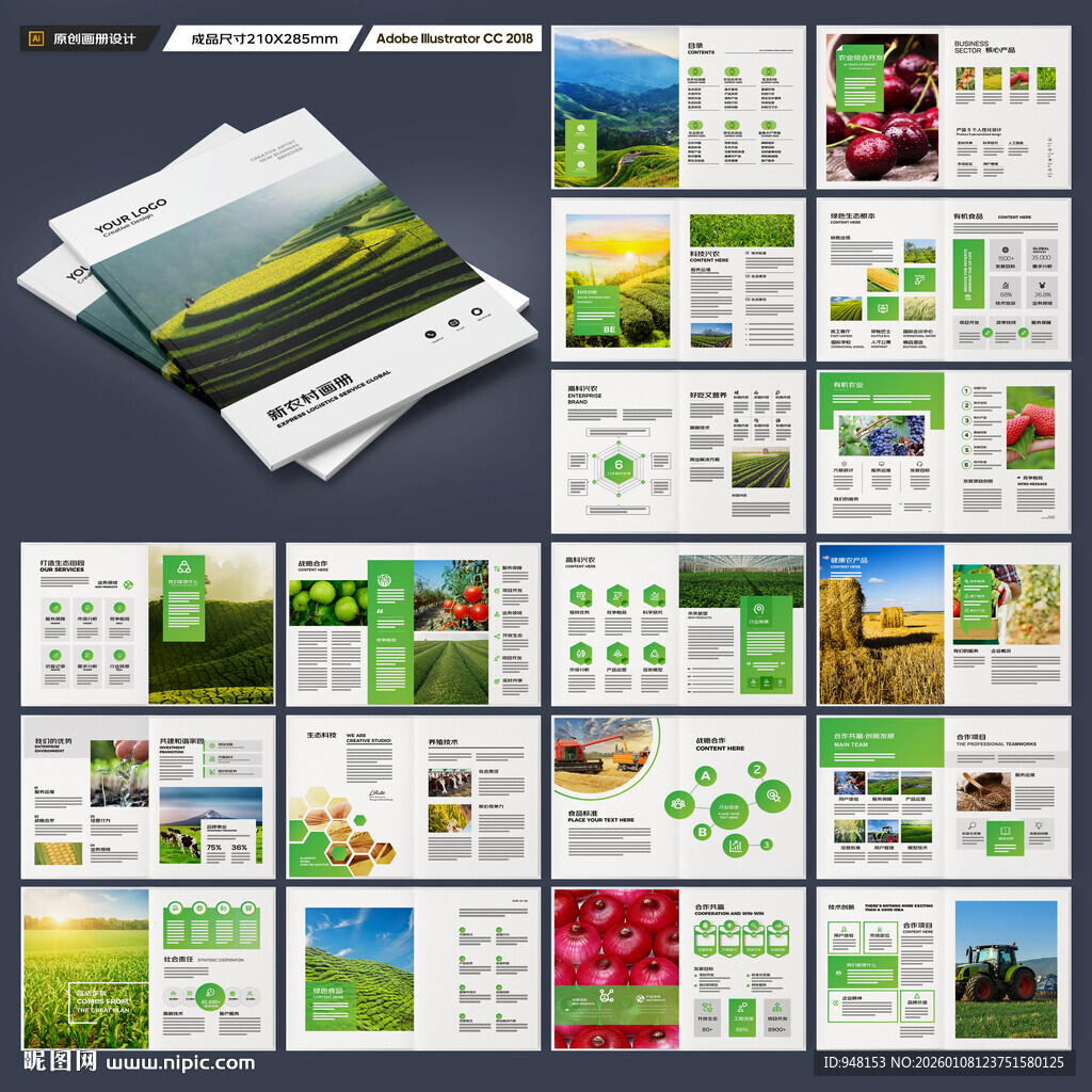 农业合作社画册