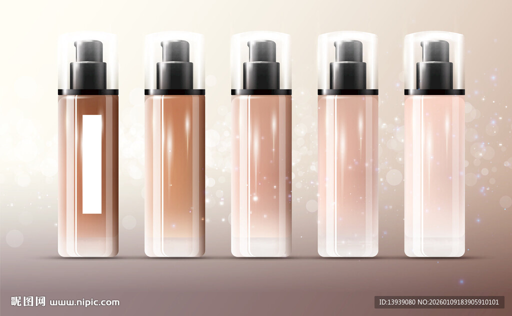 精致香水瓶展示