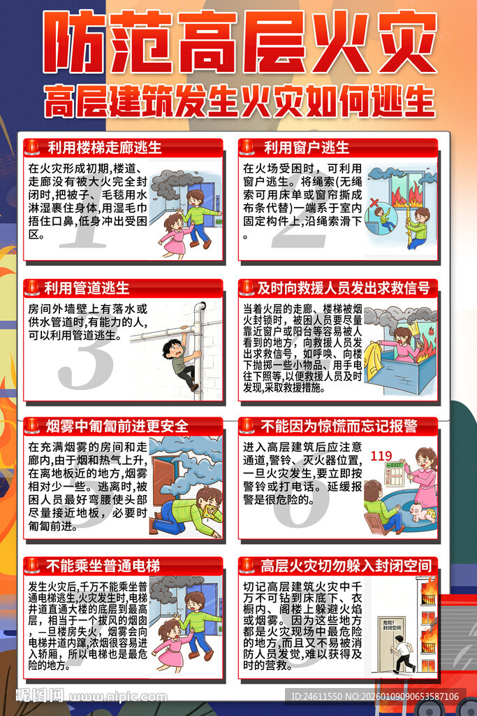 高层火灾安全科普知识
