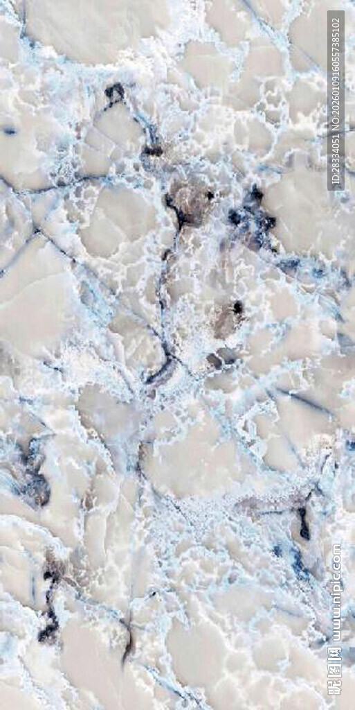 蓝白色网纹大理石石纹