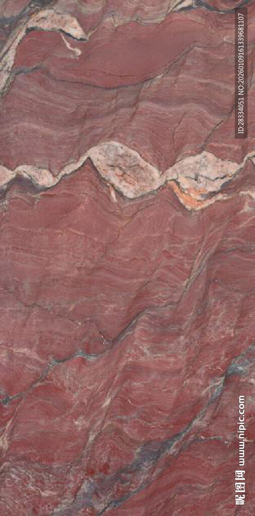 红色大理石石纹