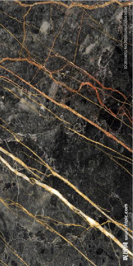 黑金大理石纹理图案