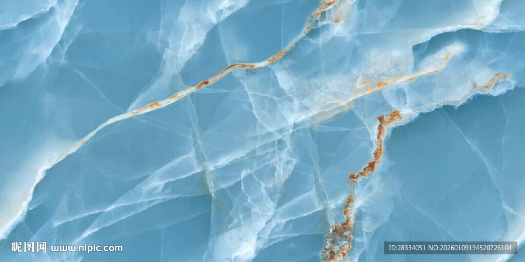 蓝色大理石纹理图案