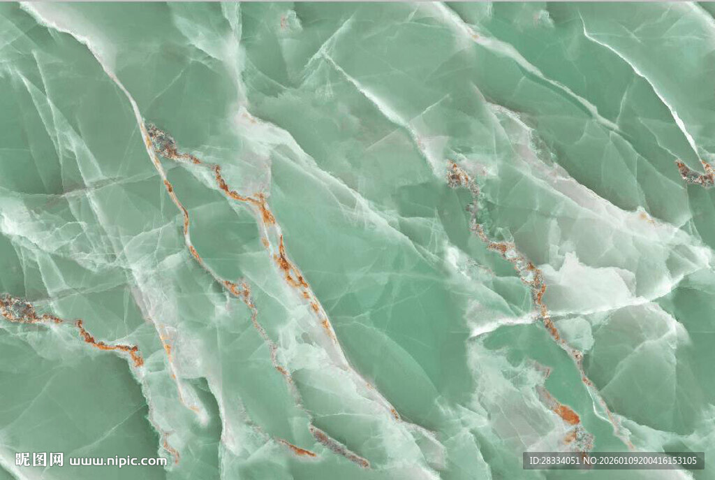 翠绿大理石纹理图案