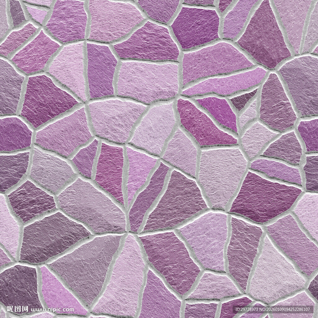 粉紫色石头墙