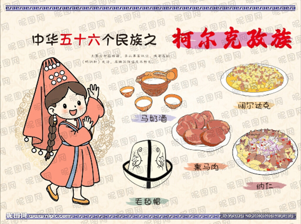 五十六个民族柯尔克孜族文化