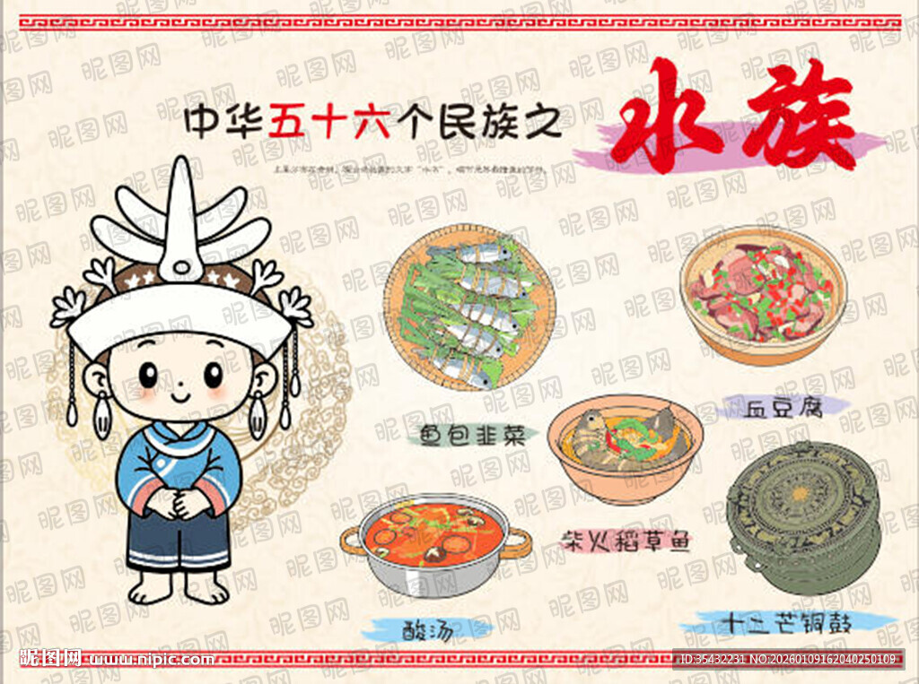 五十六个民族水族文化