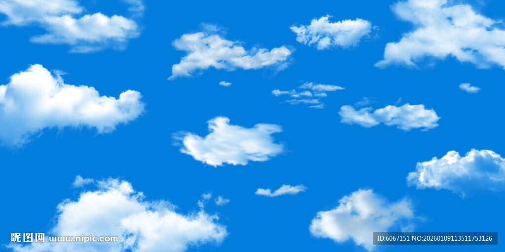 蓝天白云背景