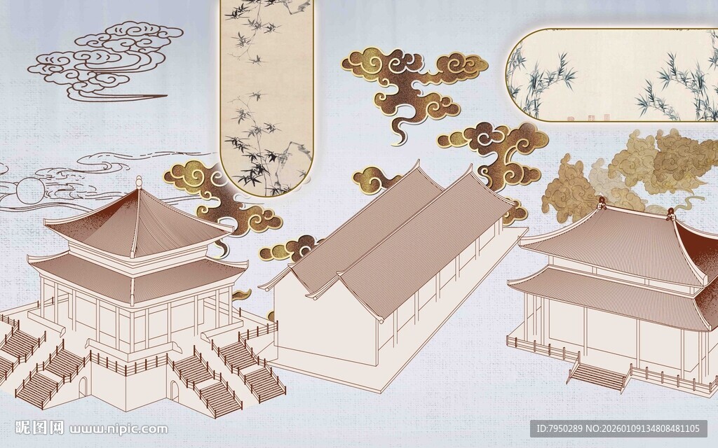 古风建筑景观图