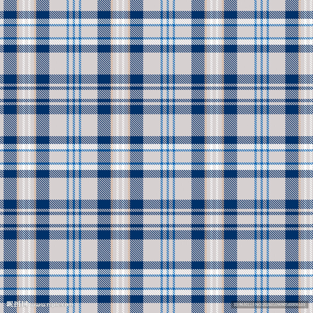 蓝白格子纹理图案