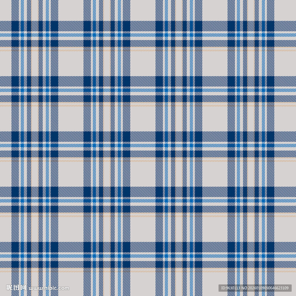 蓝白格子图案纹理