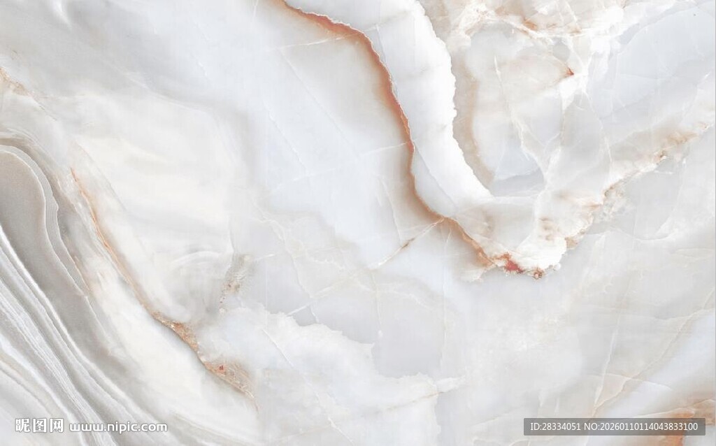 红线白玉大理石石纹