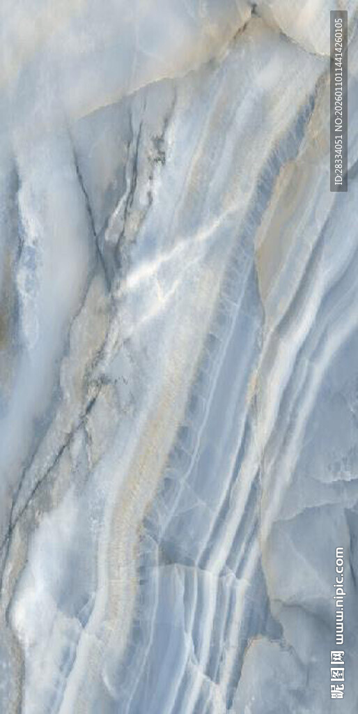 蓝白大理石纹理图案