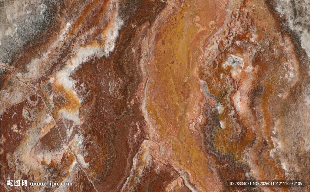 红棕色大理石石纹