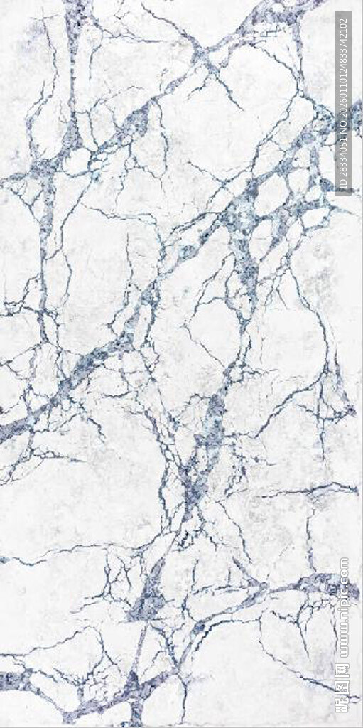 蓝白大理石纹理图案