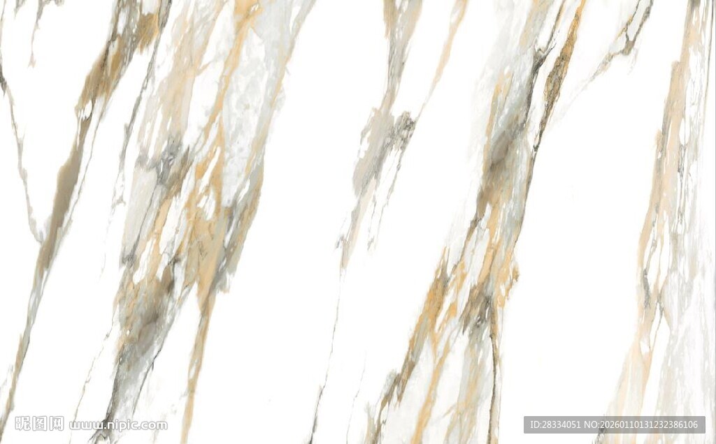 白色鱼肚金大理石石纹