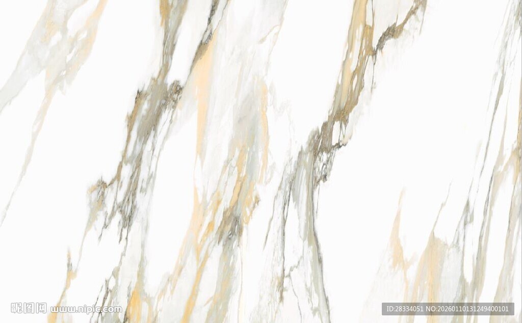 白色鱼肚金大理石石纹