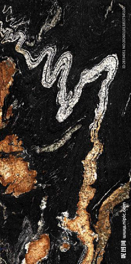 黑金大理石纹理图案