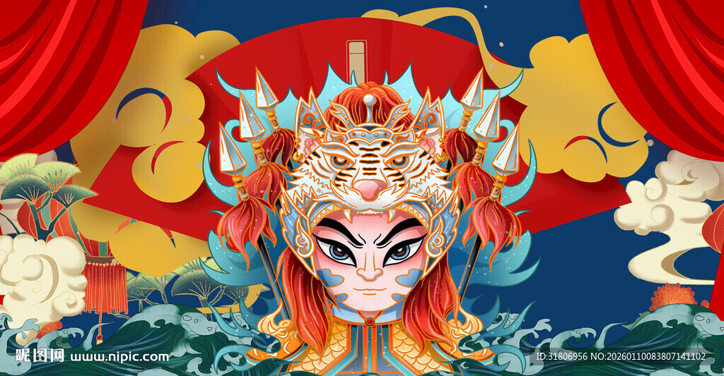 京剧脸谱传统艺术之美