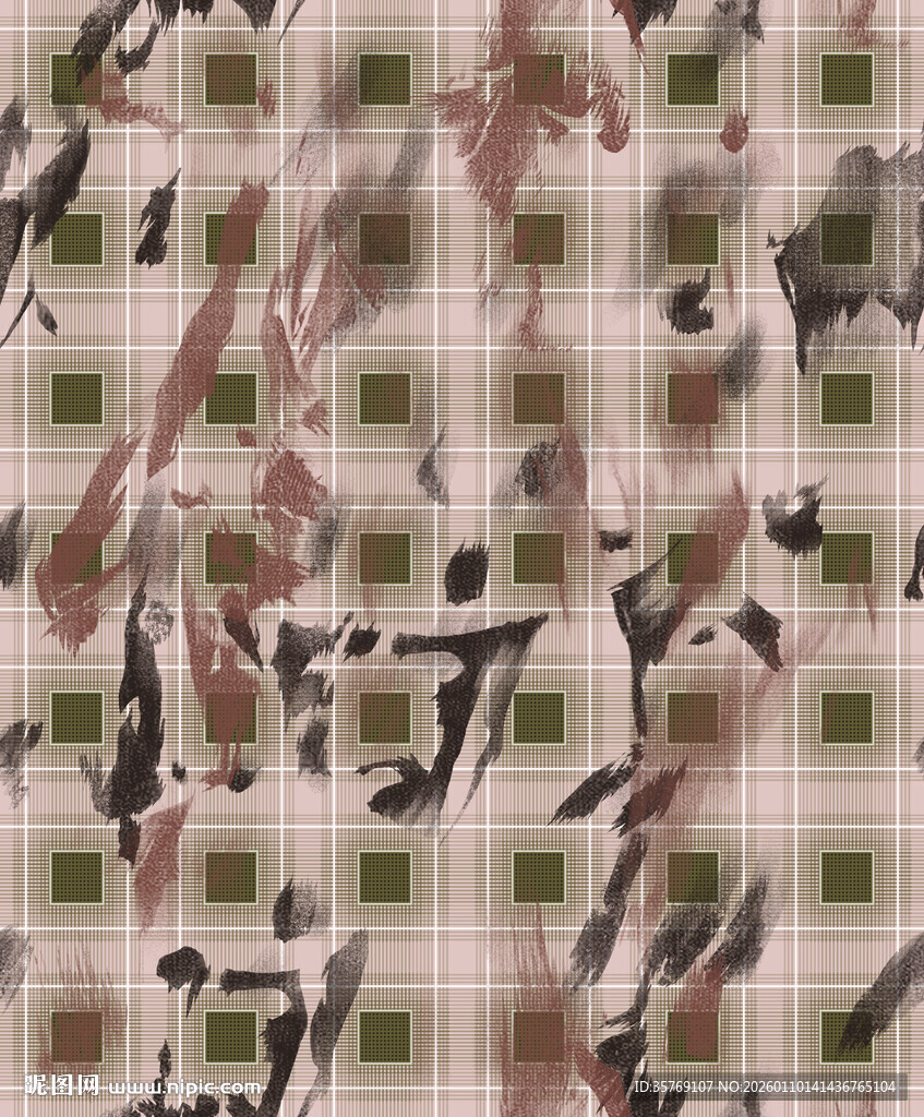 格子图案布料纹理