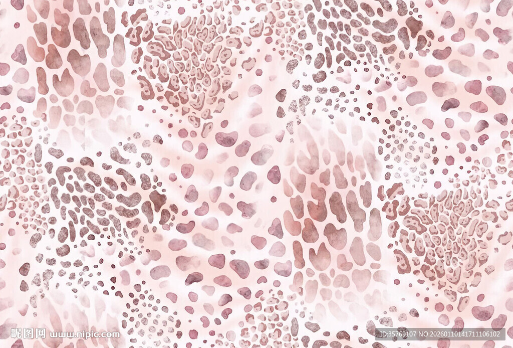 粉色豹纹图案纹理背景