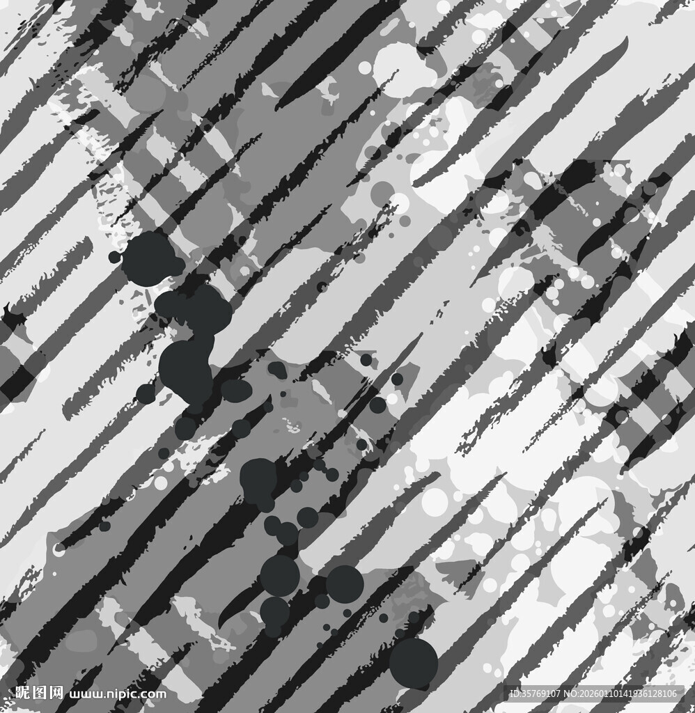 黑白条纹抽象纹理图案