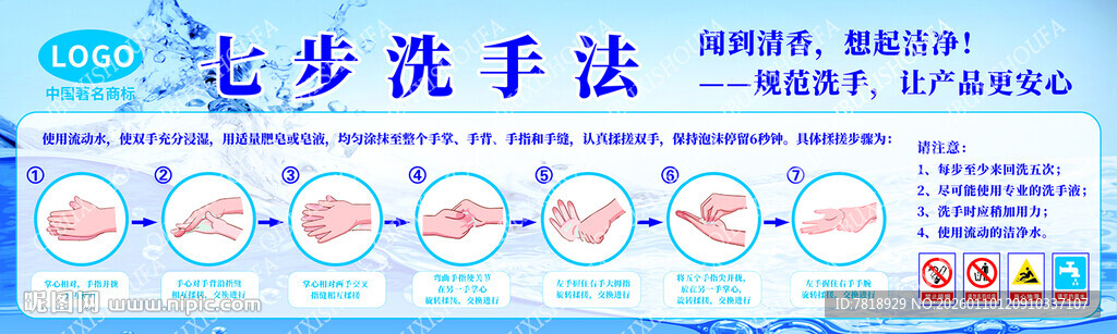 七步洗手法