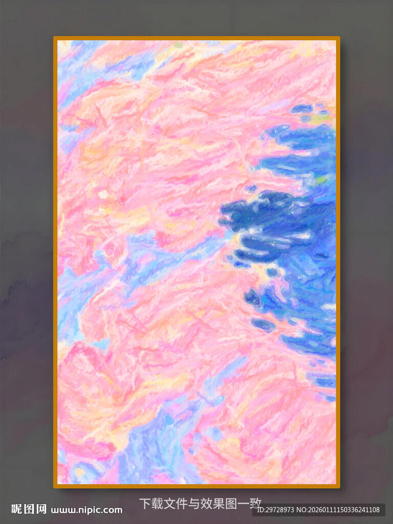 水彩装饰画油画