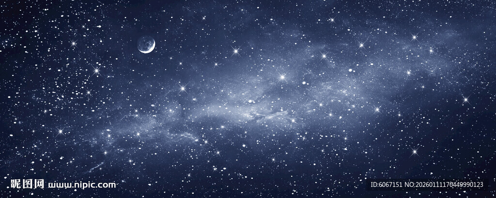 银河星空背景图