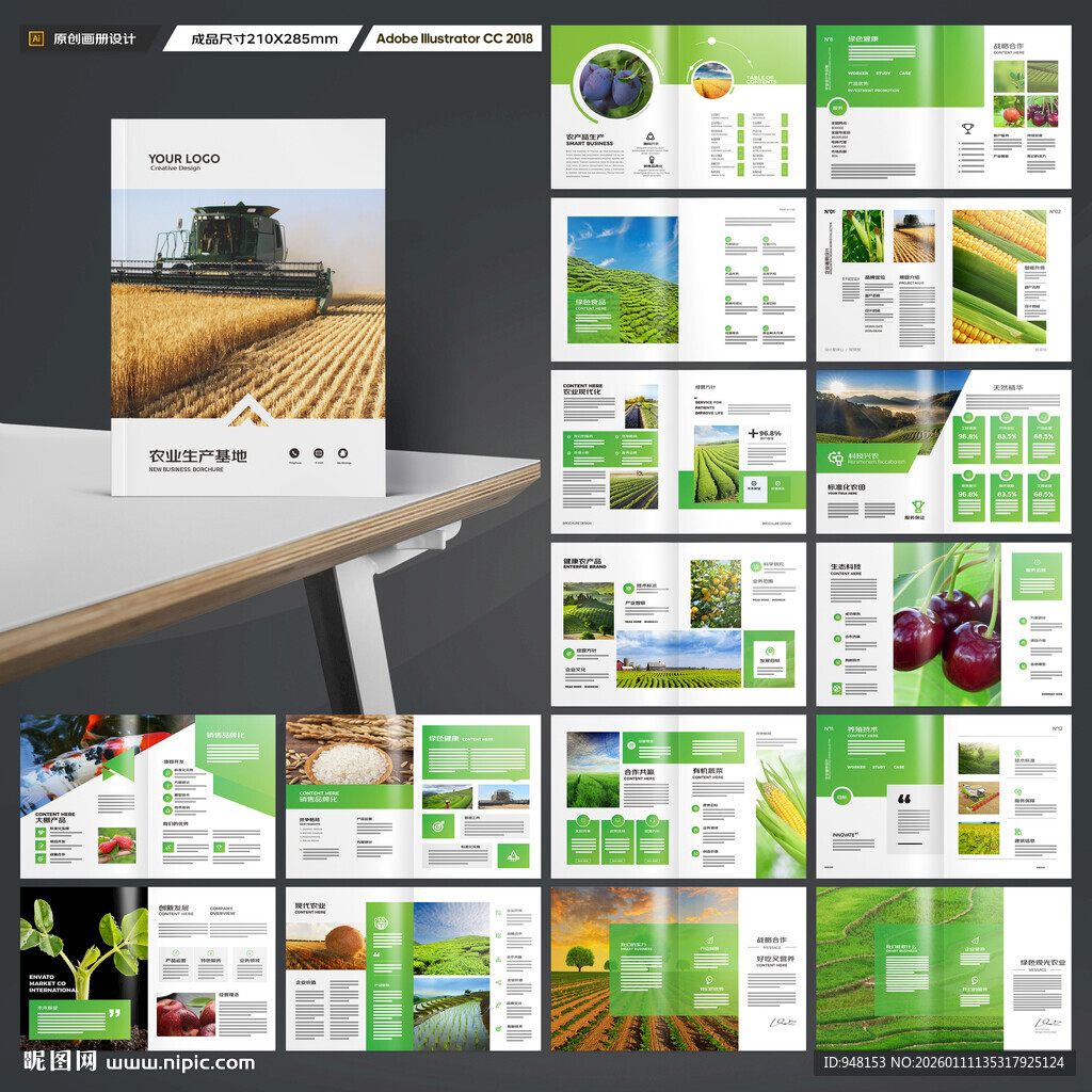 农产品宣传册