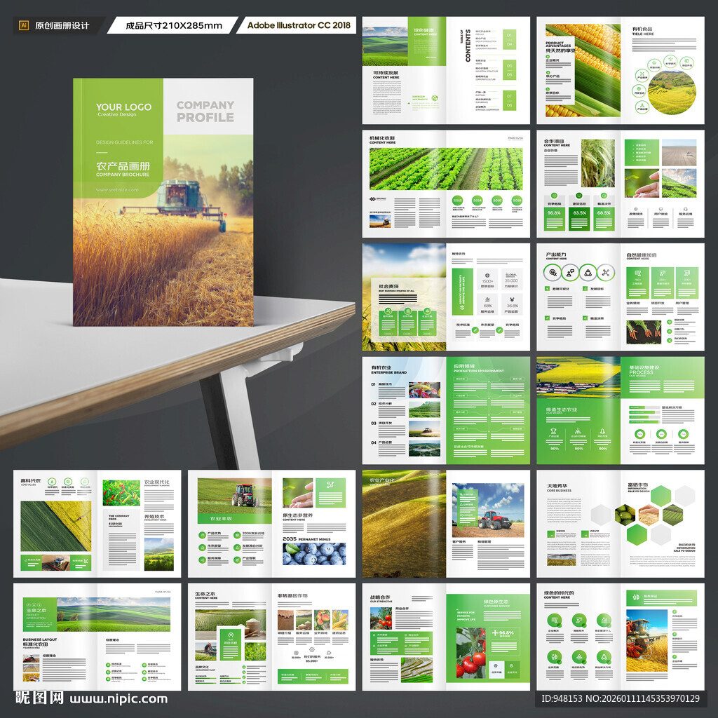 农业合作社画册
