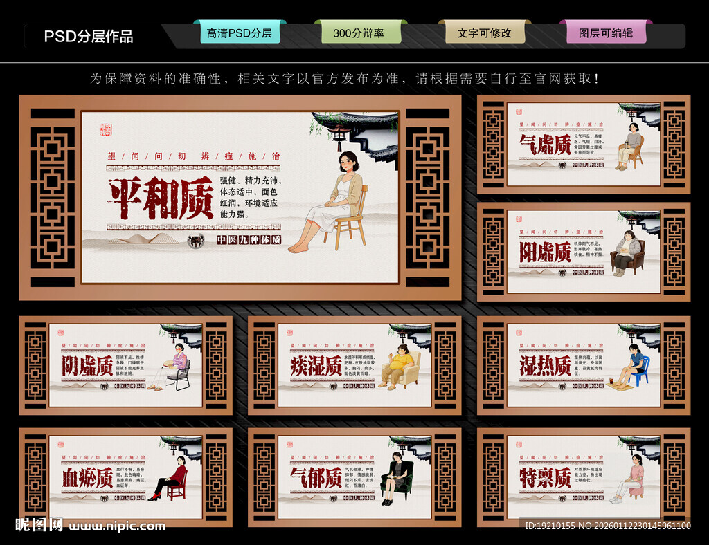 中医九种体质辨识