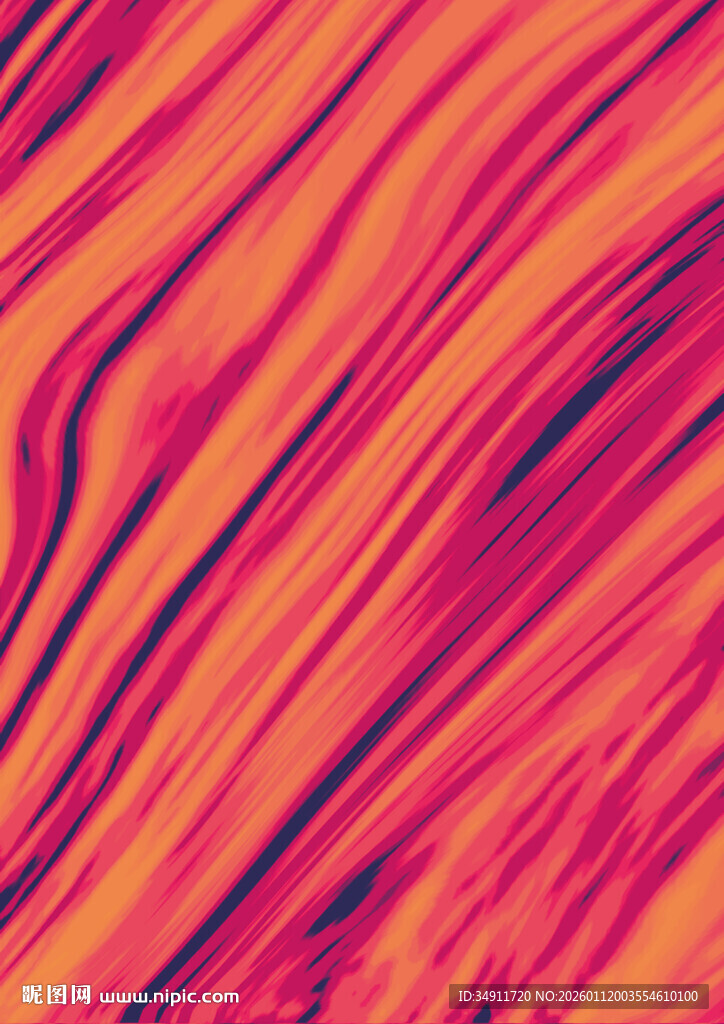 红色动感条纹抽象背景图