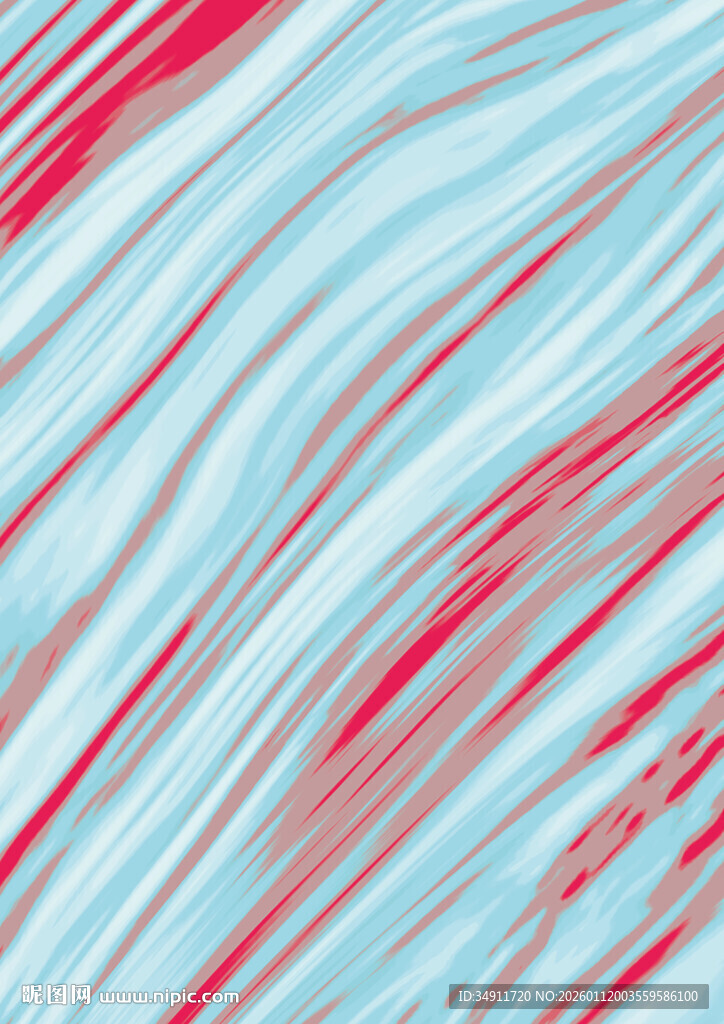 红蓝线条交织抽象背景图