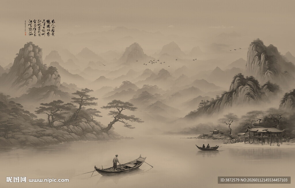 新中式意境山水