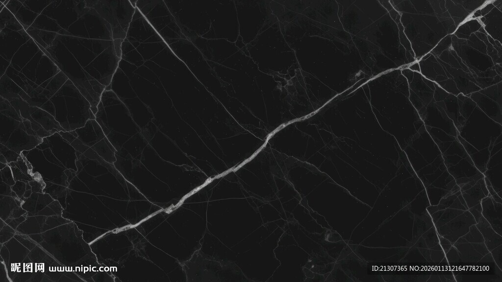 黑色大理石纹理背景图