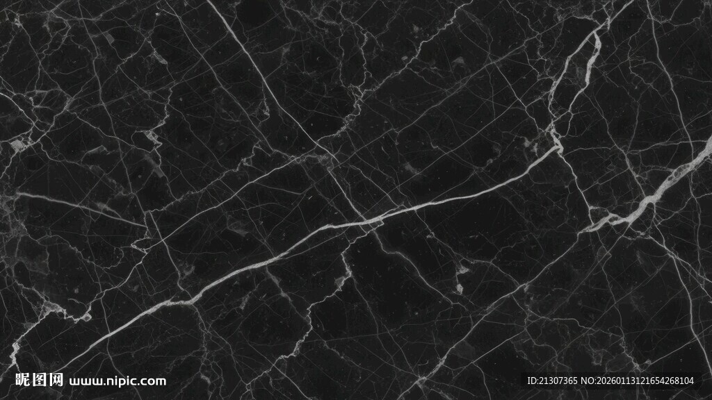 黑色大理石纹理背景图