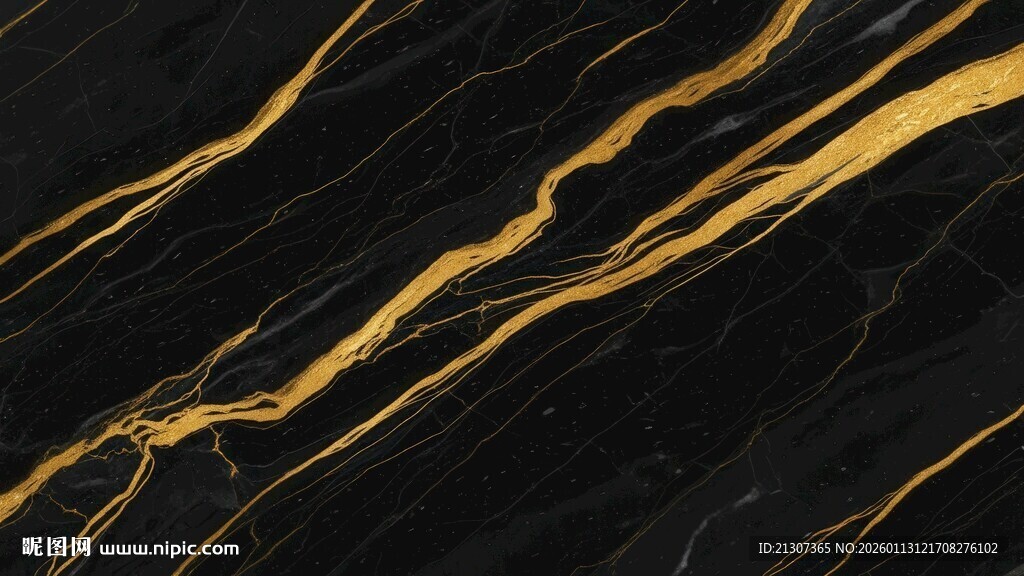 黑金大理石纹理背景
