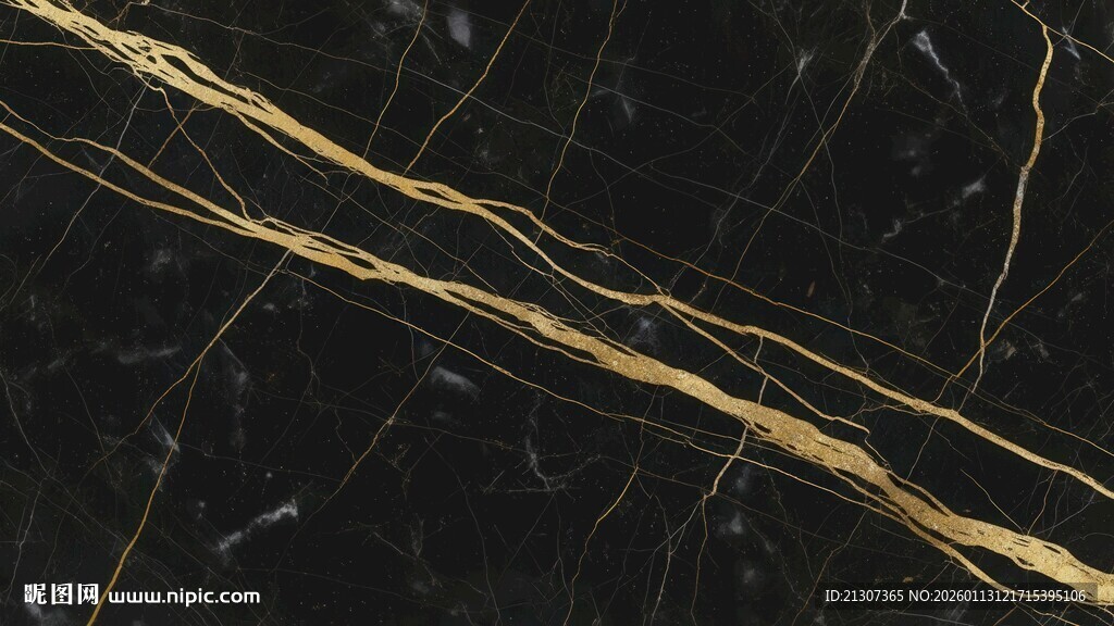黑金大理石纹理图案