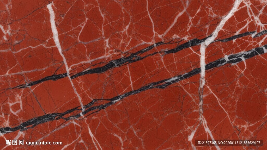 红色大理石纹理图案