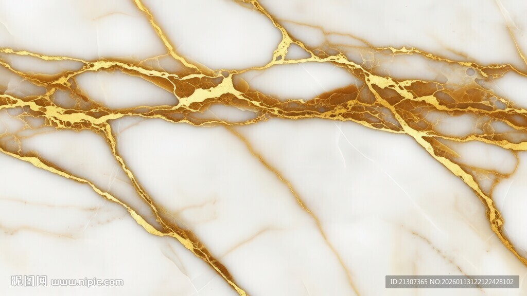 金色纹理大理石图案